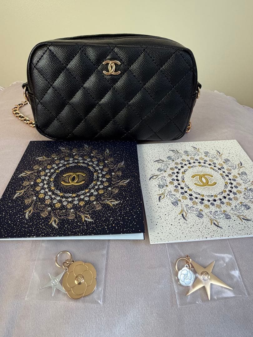 CHANEL キルティングチェーン ショルダーバッグ ポーチ