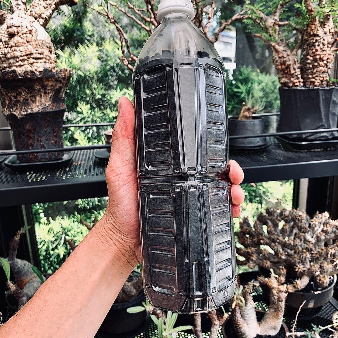 2kg 化粧石 砂 マルチング デコジャリ ブラック アガベ 化粧砂 土 48