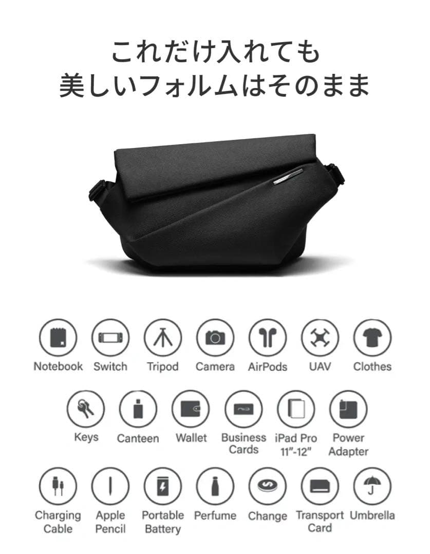 NIID RADIANT MEGA PRO SLING 防刃ver ブラック - メルカリ