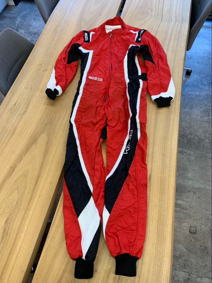 Sparco レッド ブラック 全身スーツ