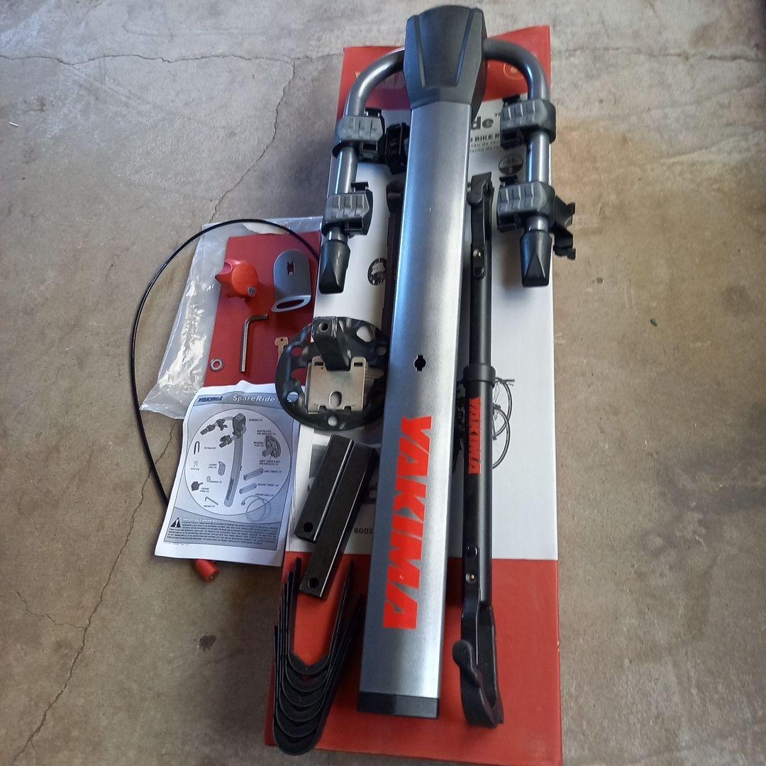 YAKIMAスペアライド自転車用キャリア&バイクフレームアダプター1本 Amazon.co.jp: [YAKIMA 正規品] スペアライド 2台積載 ※背面スペア