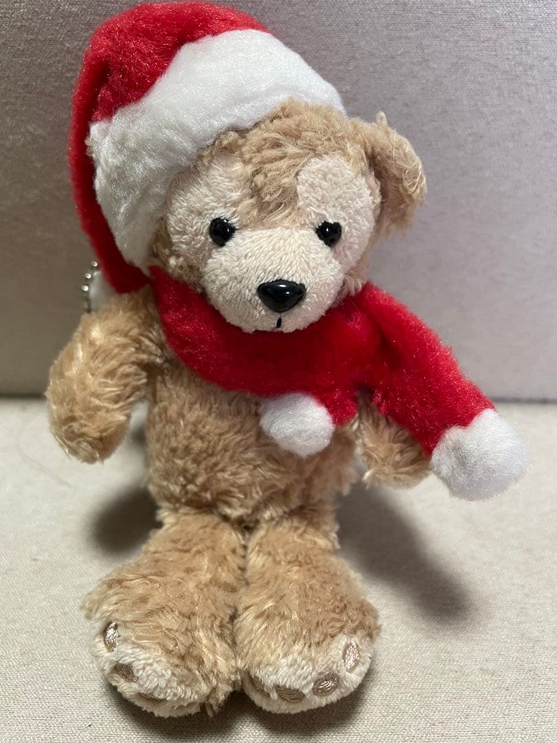 ディズニー　ダッフィー　赤ダグ　クリスマス限定ストラップ