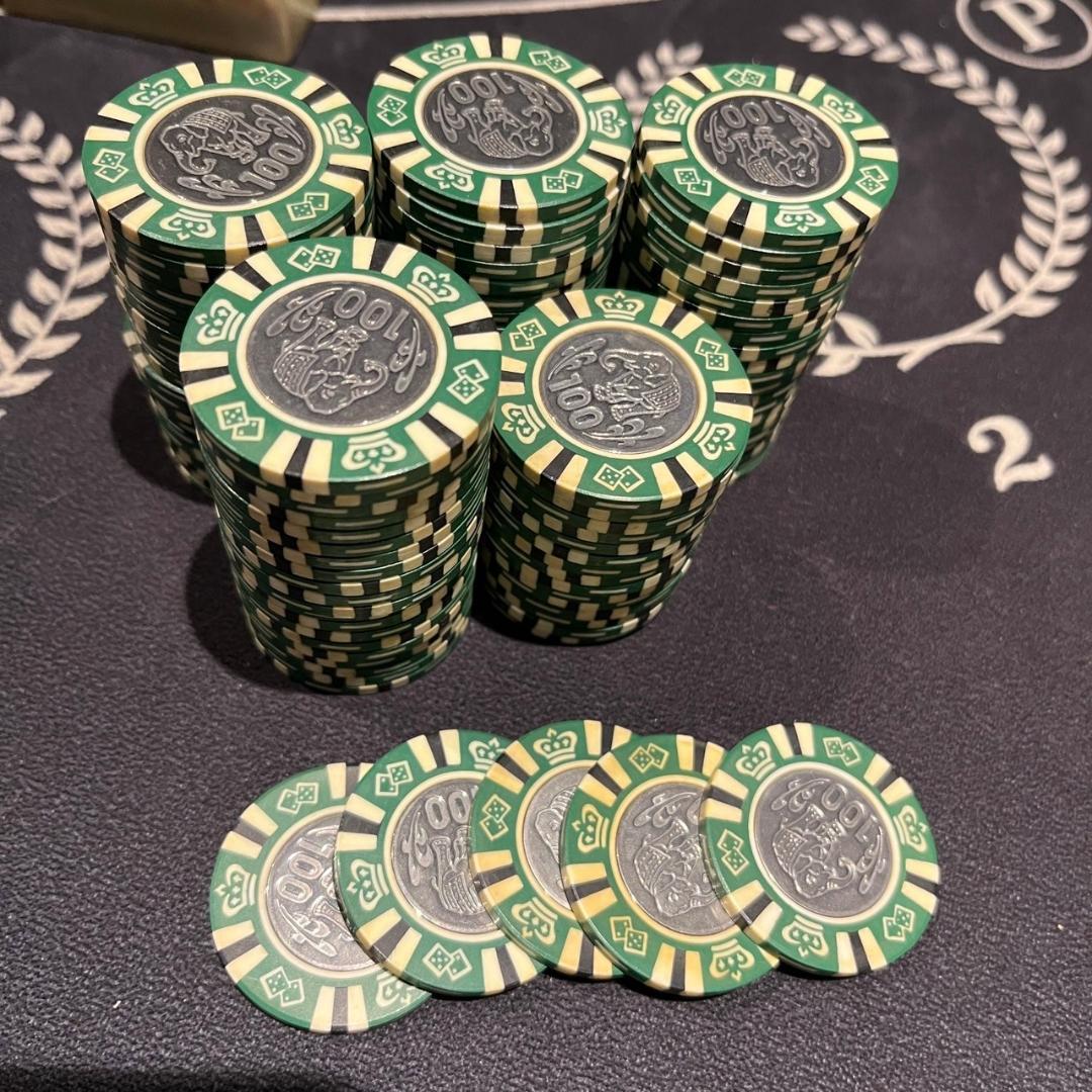 27 カジノチップ 183枚 100$ ポーカーチップ  H26年 Amazon | 100 個カジノポーカーチップゲームチップ教育コイン