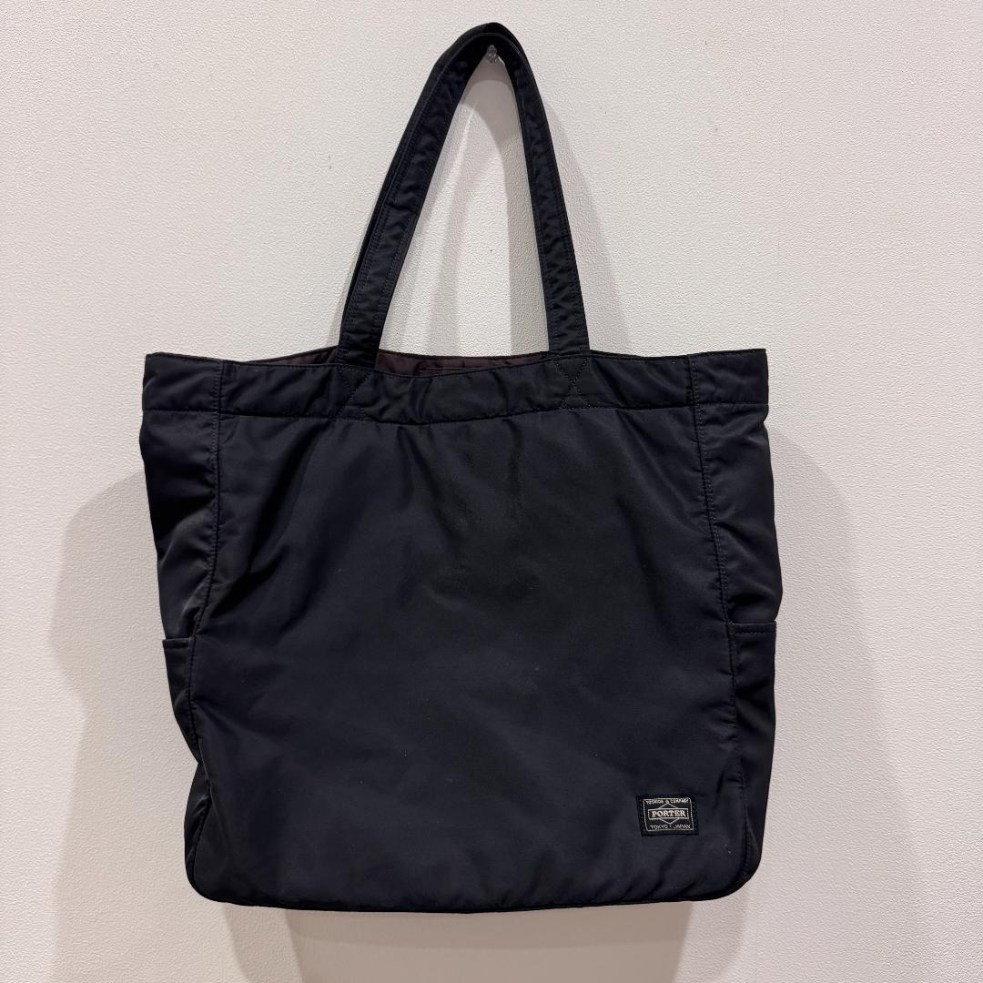 N*1様 PORTER クリーム ブラック×ブラウン トートバッグ