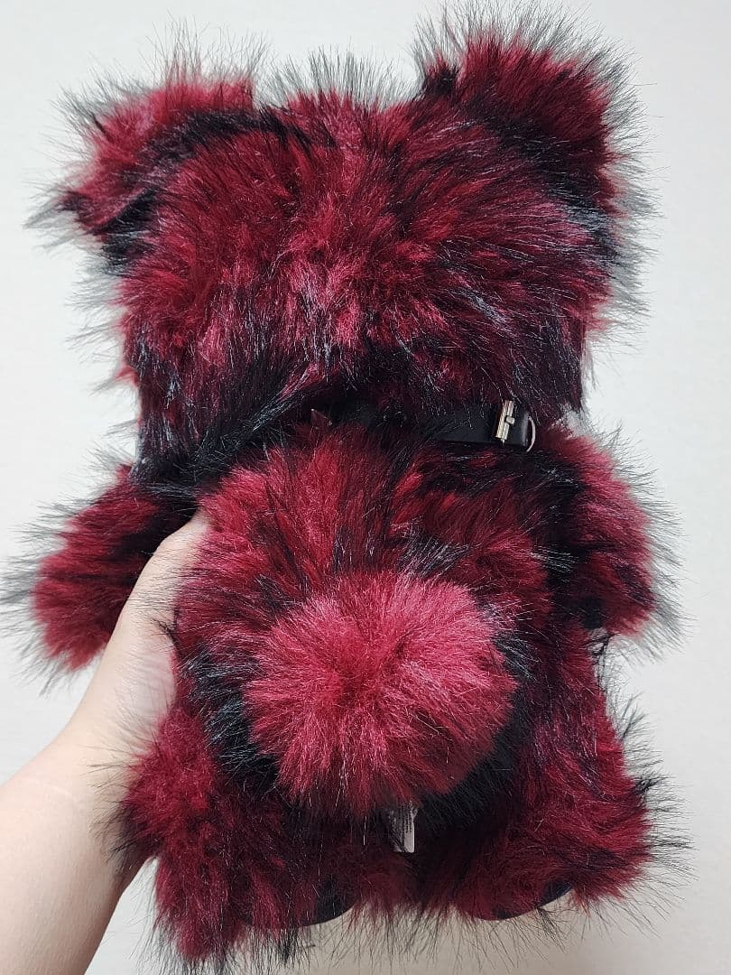 新作☆ Maymei メイメイ LEVEL 400 ぬいぐるみ リュック 赤 熊 - メルカリ