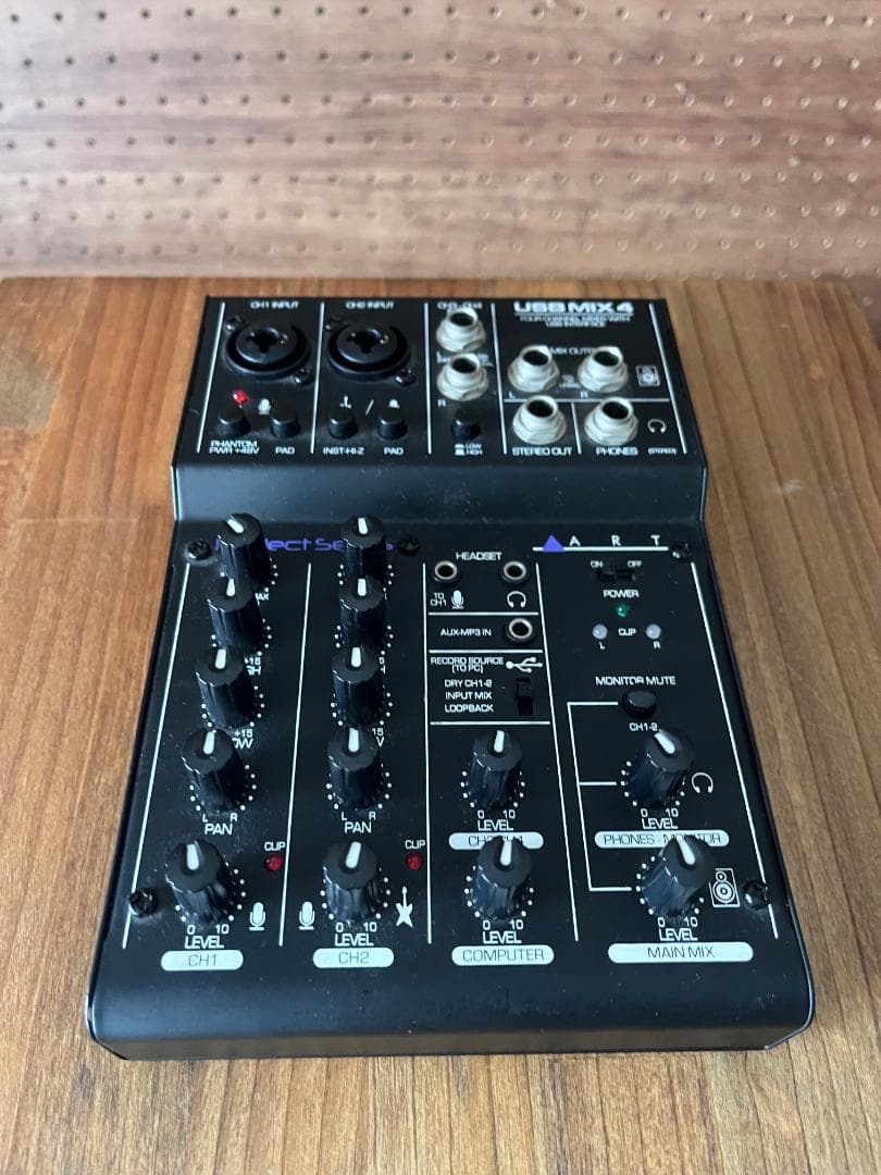 USB MIX 4 アナログミキサー 4チャンネル ART