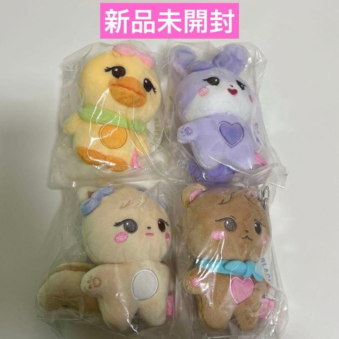 【新品未開封】BLACKPINK キャラクター　キーリング　コンプリートセット キーリング（SOOYA/GOMDEUKI/ROSIE/PPEU）