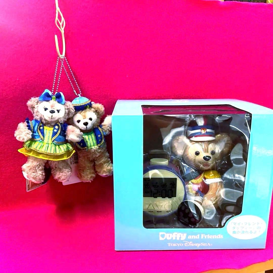 ディズニー　ダッフィー 目覚まし時計　シェリーメイ　ぬいぐるみバッジ　3点セット 楽天市場】ディズニーシー限定 ダッフィー シェリーメイ ぬいぐるみ