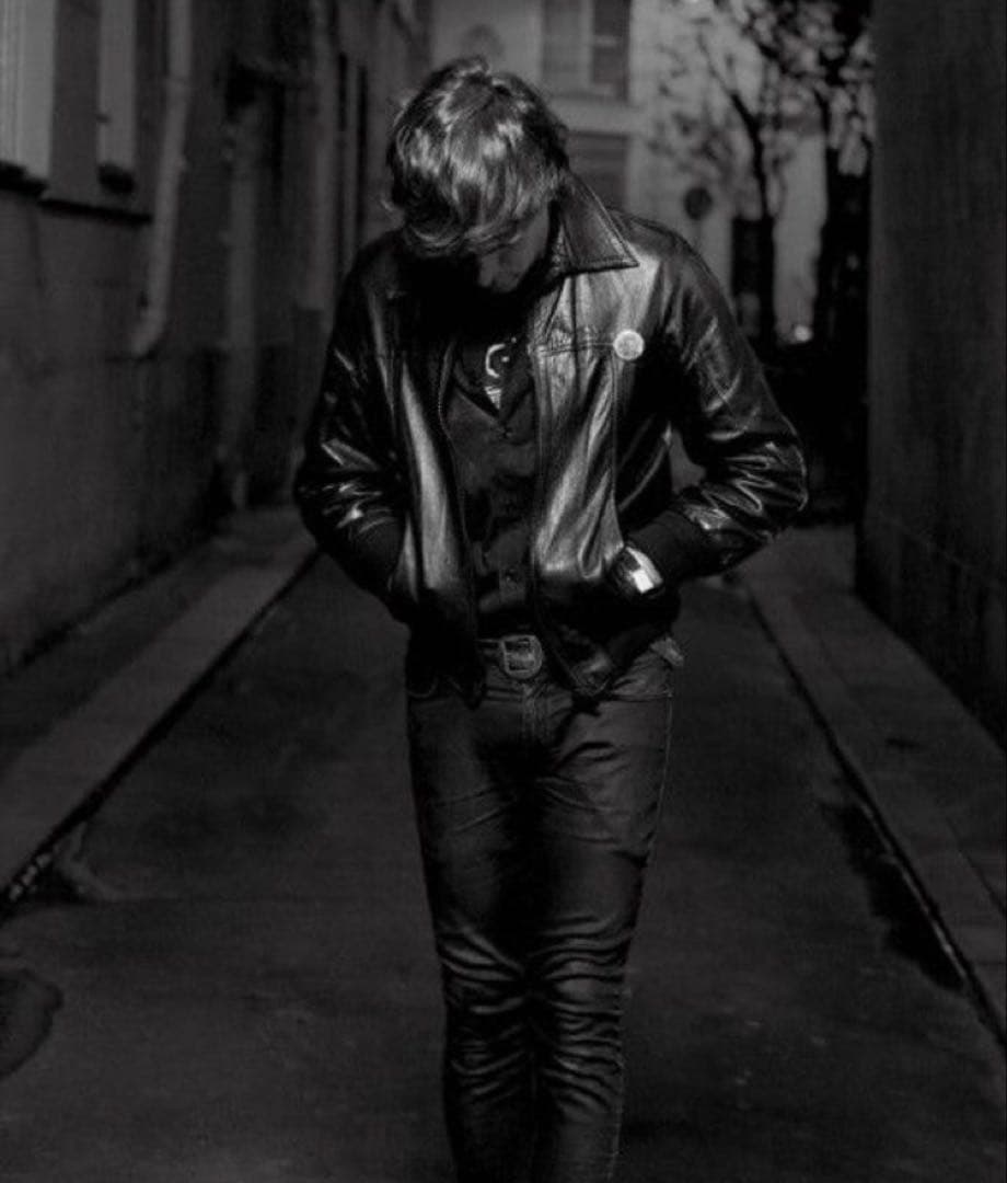 エディスリマン！UKヴィンテージ リブレザージャケットSOHO 80s