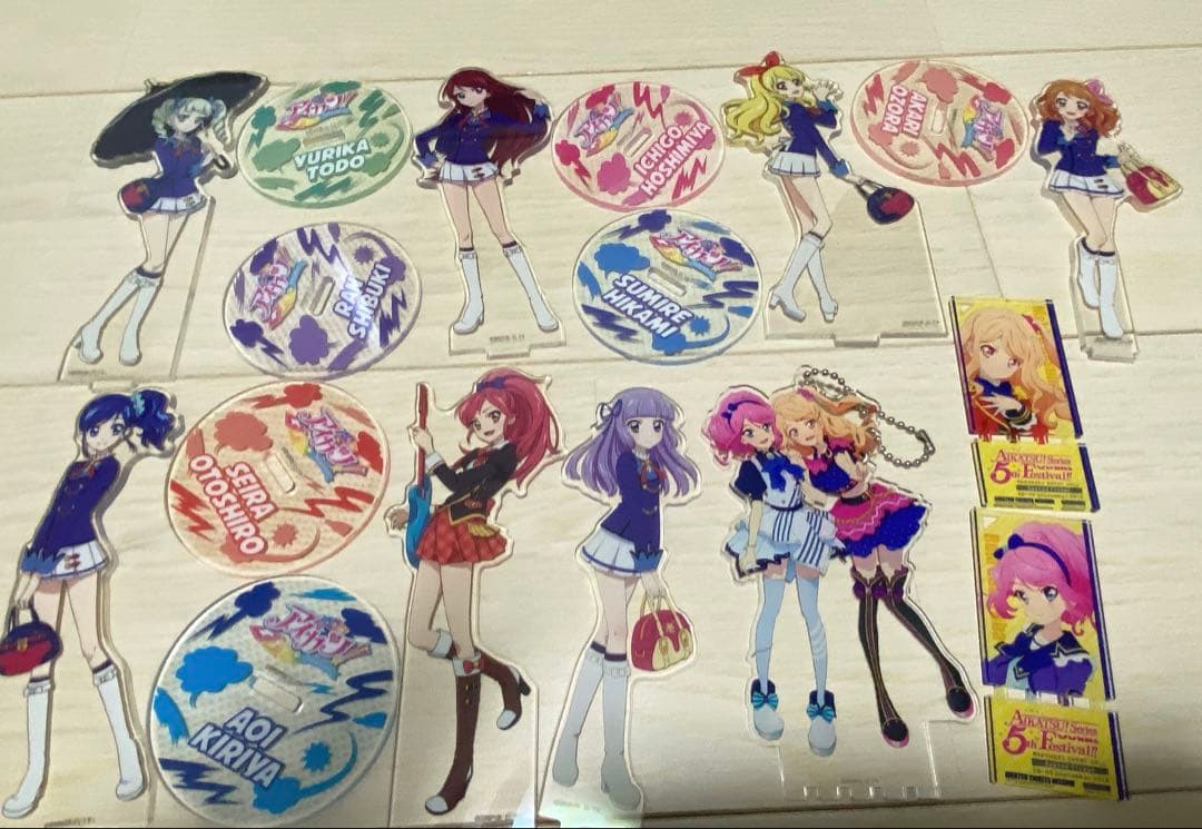 アイカツ　5周年アクリルスタンド