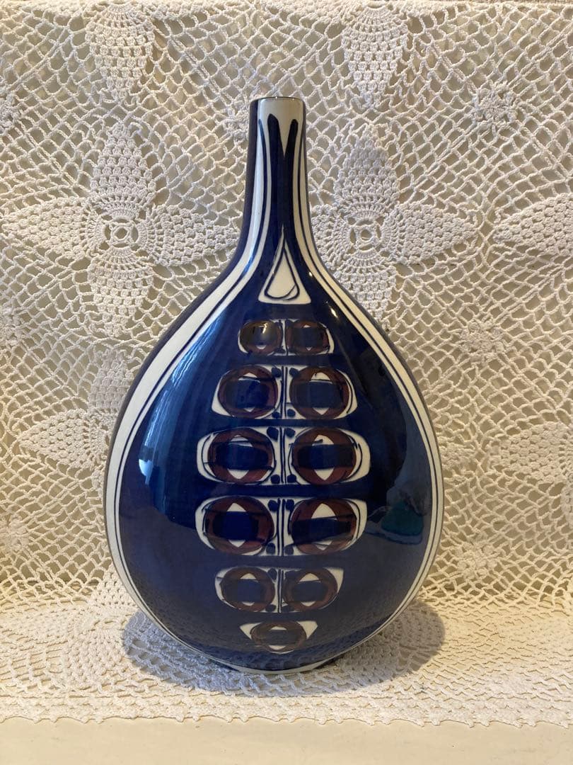 ロイヤルコペンハーゲンFAJANCE（ファイアンス）シリーズ　花瓶高さ27cm