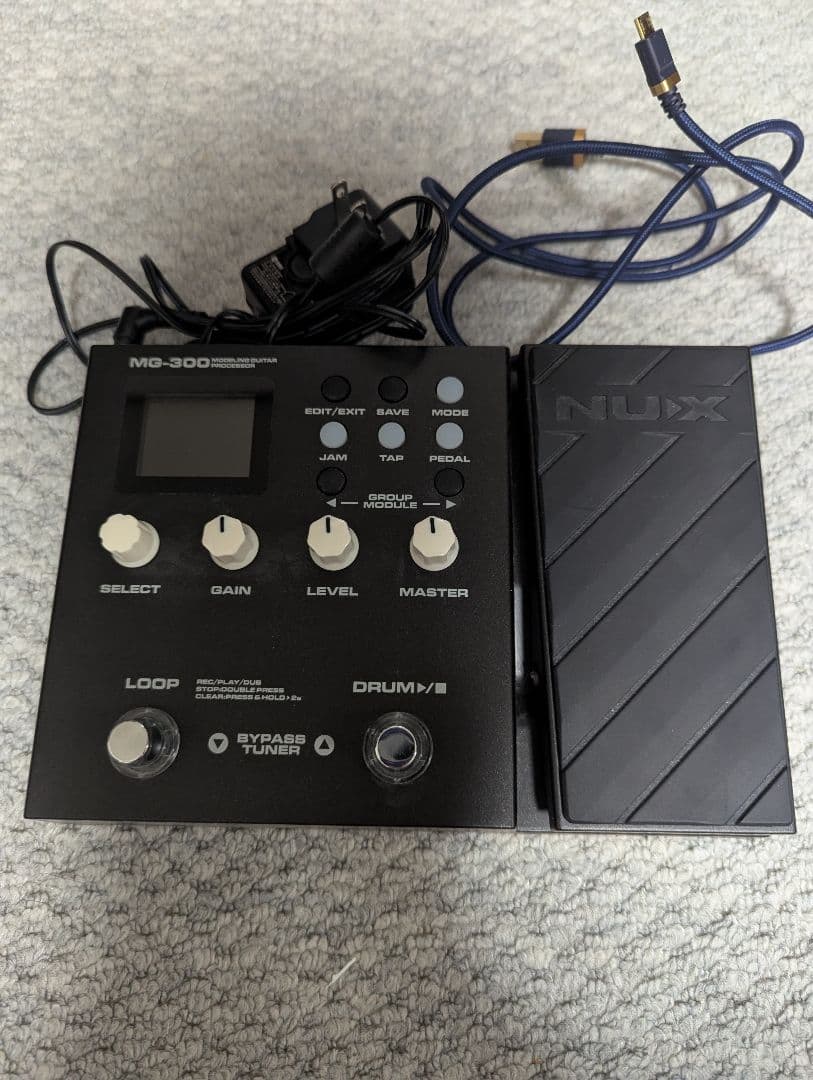 NUX MG-300 + USB micro Bケーブル
