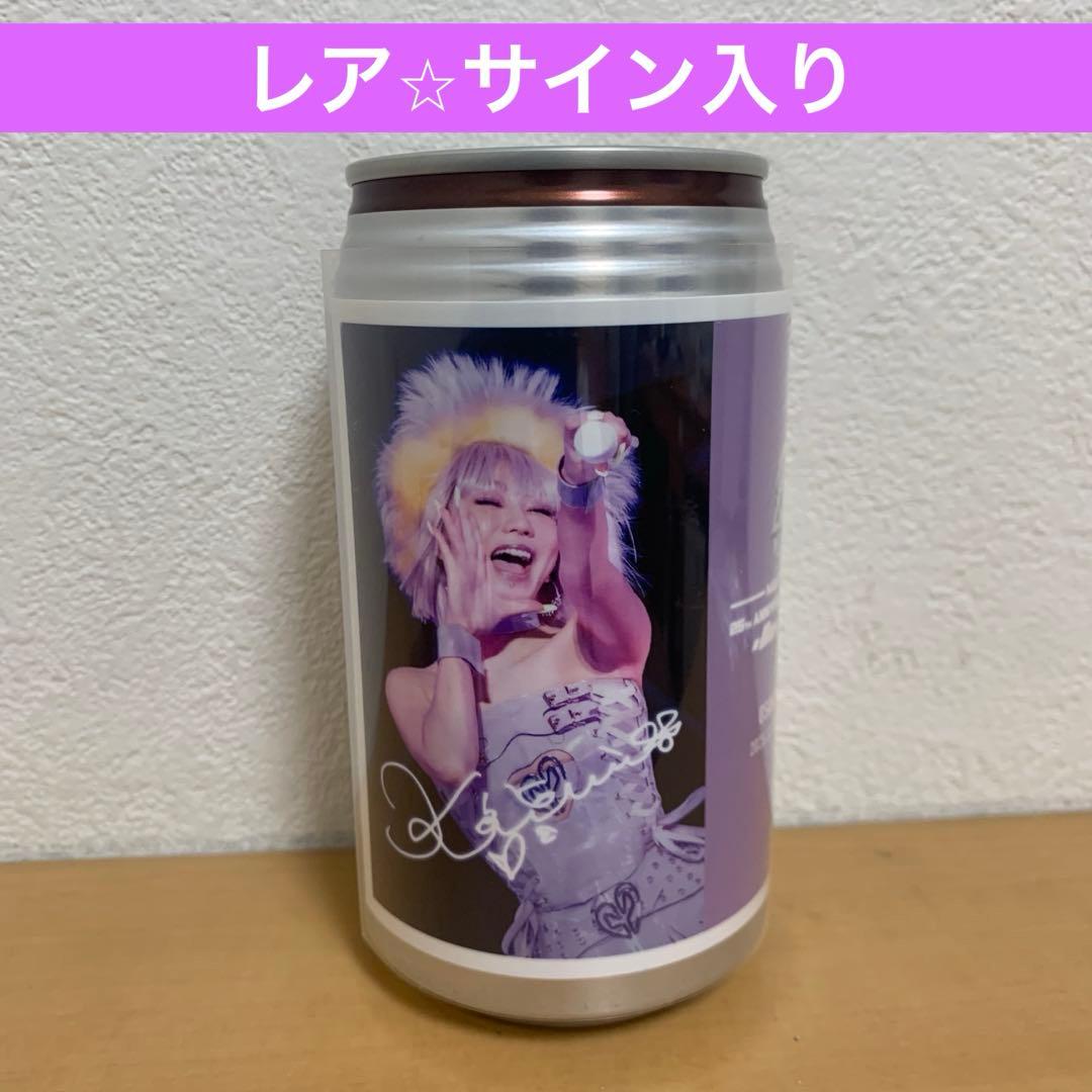 サイン入り】倖田來未 くぅちゃん 倖田組 ラベル缶 ステッカー レア