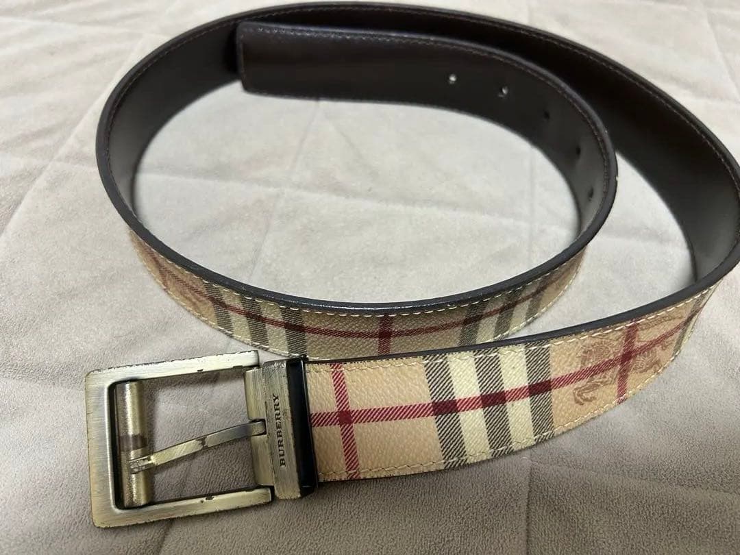 BURBERRY チェック柄 ベルト