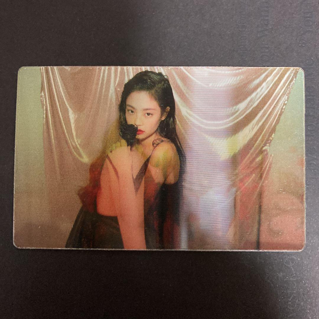 JENNIE ジェニ SOLO 先着特典 レンチキュラー トレカ