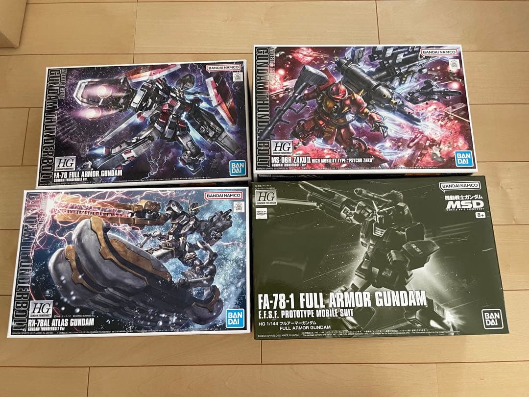 新品　HG ガンプラ　サンダーボルト　フルアーマーガンダム　セット