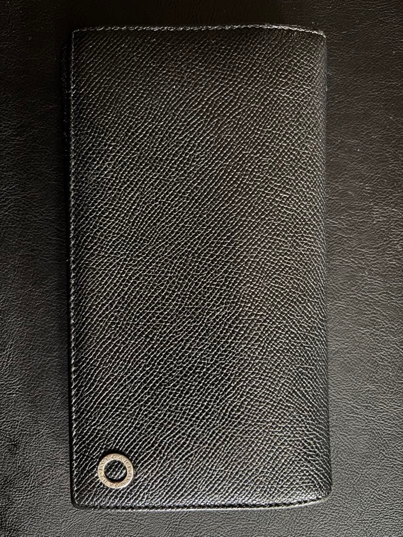 美品　ブルガリ 長財布　レザー　黒　30398 ビーゼロワン　BB Man BVLGARI（ブルガリ） 長財布 財布 メンズ ブルガリブルガリ マン