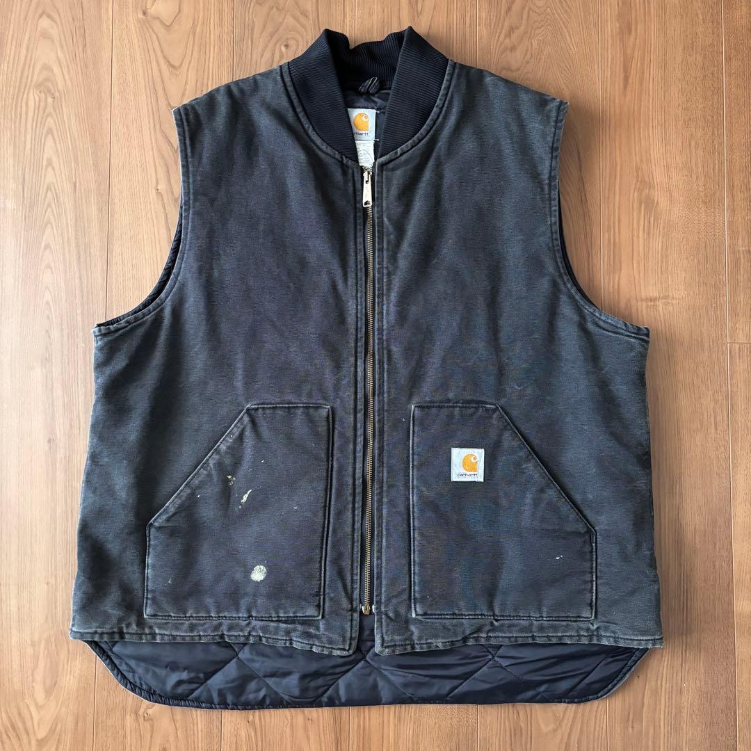 フ*プ様 腰ゴム TALL ◎ CARHATT カーハート V01 ダックベスト 楽天市場】Carhartt カーハート #V01 MEN'S DUCK VEST ARCTIC-QUILT