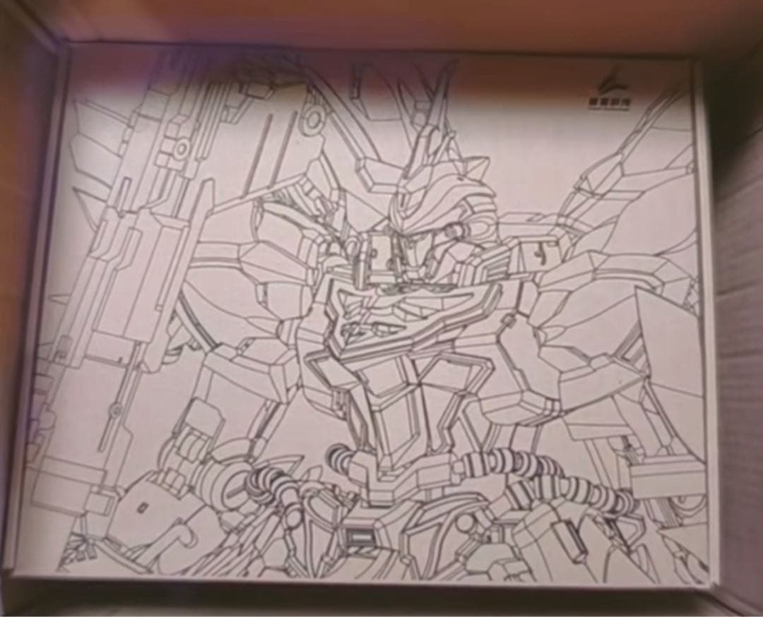 彗星科技 1/100 機甲 真紅の三倍速 組み立てプラモデル MG シナンジュ