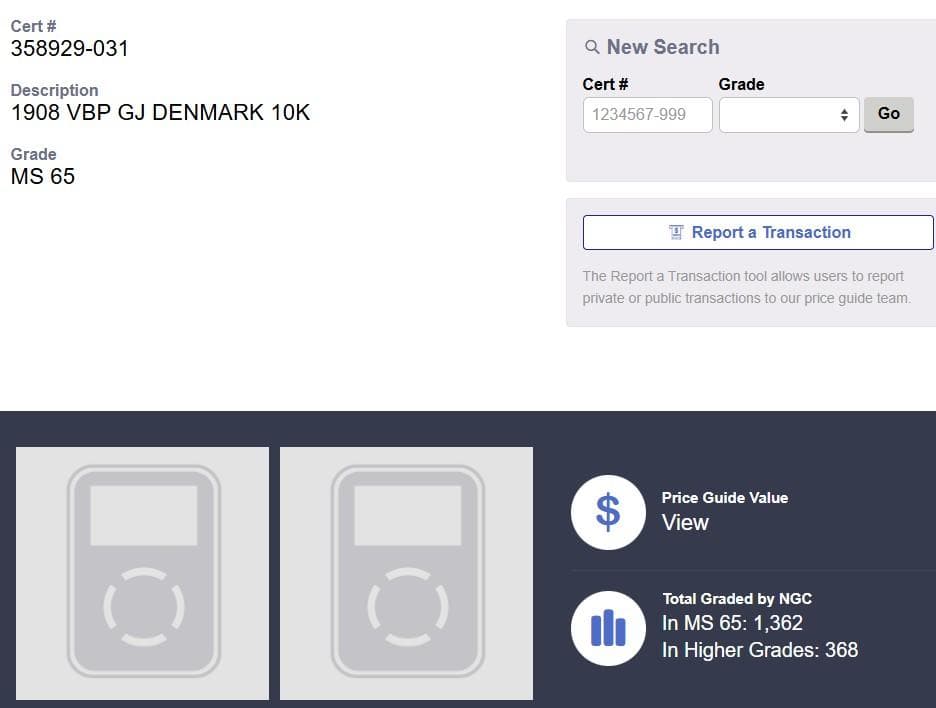 梨くん様専用 1908年デンマーク10クローネ金貨☆NGC MS65 - メルカリ