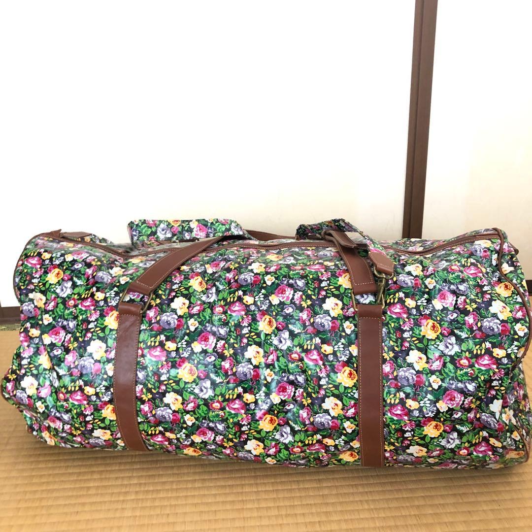 美品KENZO花柄ボストンバッグ レトロ - メルカリ