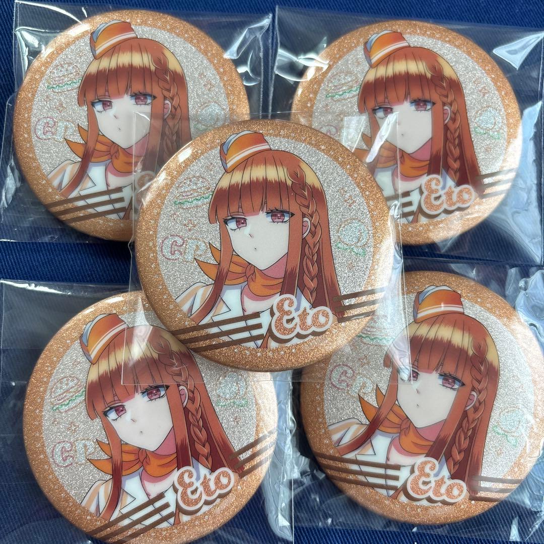 カラフルピーチ からぴち えとさん ダイナー 缶バッジ - メルカリ