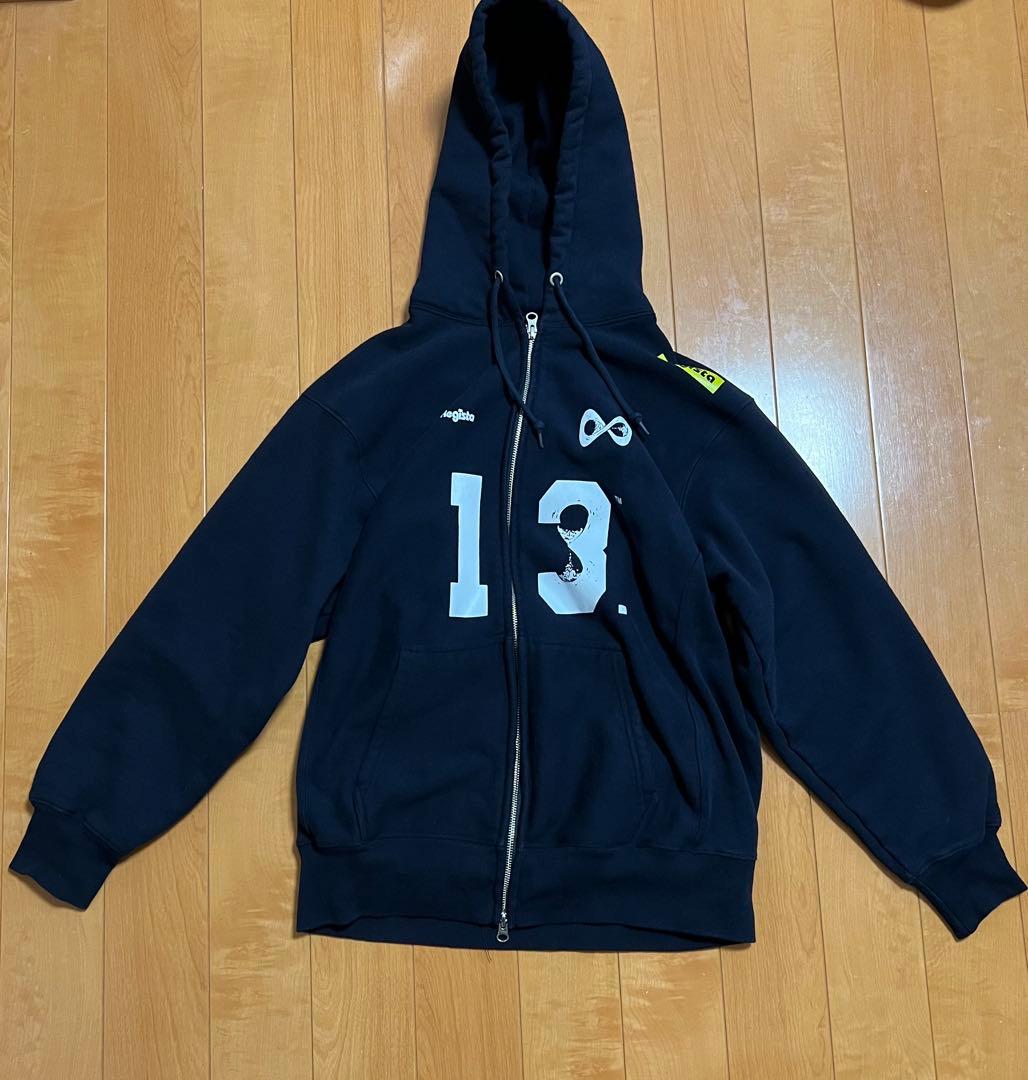 8egreedy 13 collaborate zip hoodie navy - メルカリ