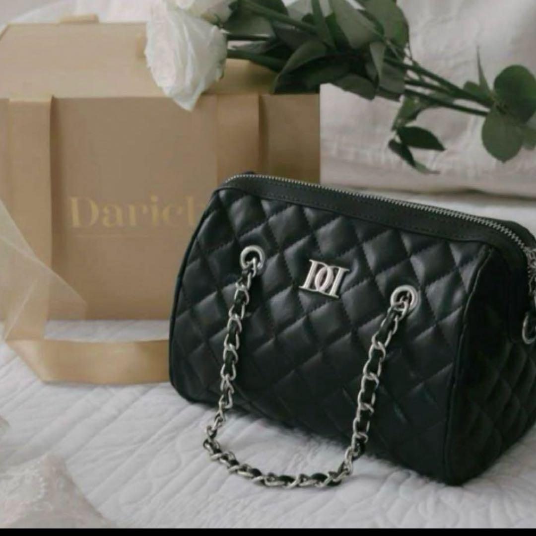 ダーリッチ Darich ノベルティ　キルティングミニボストンバッグ