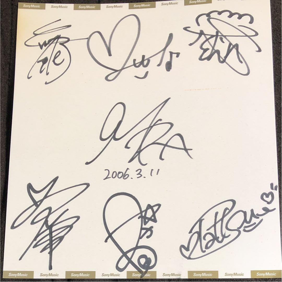 MARIA 直筆サイン色紙