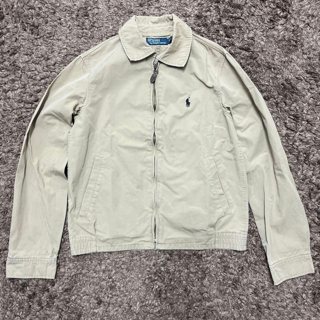 メンズS 90s ポロバイラルフローレン スイングトップ ベージュ
