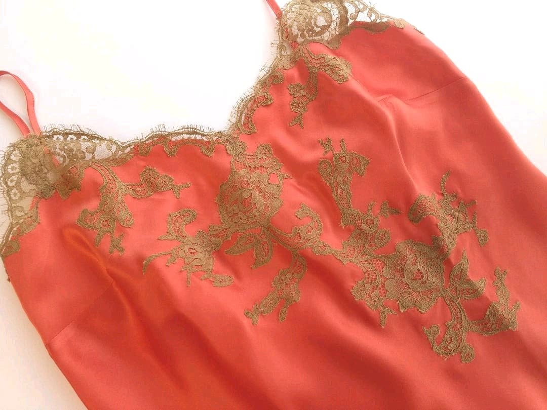 専用＊《マルジョレーヌ》Gemma　シルクキャミソール　FR40　オレンジ