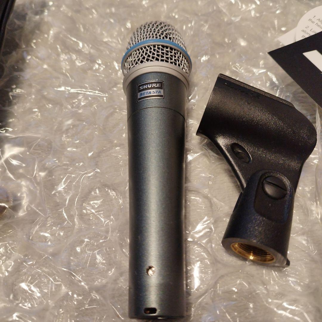 SHURE BETA 57A ダイナミックマイク - メルカリ