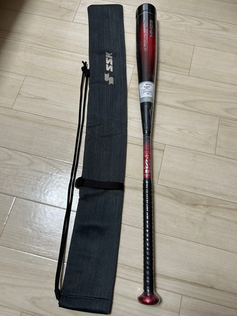 新品未使用バットケース付き　SSK MM23 軟式バット エスエスケイ（SSK） 野球 一般軟式用バット MM23 トップ 超トップ
