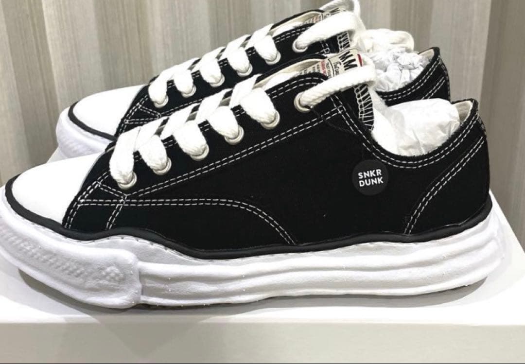 「土日限定最終値下」メゾンミハラヤスヒロ 黒 スニーカー