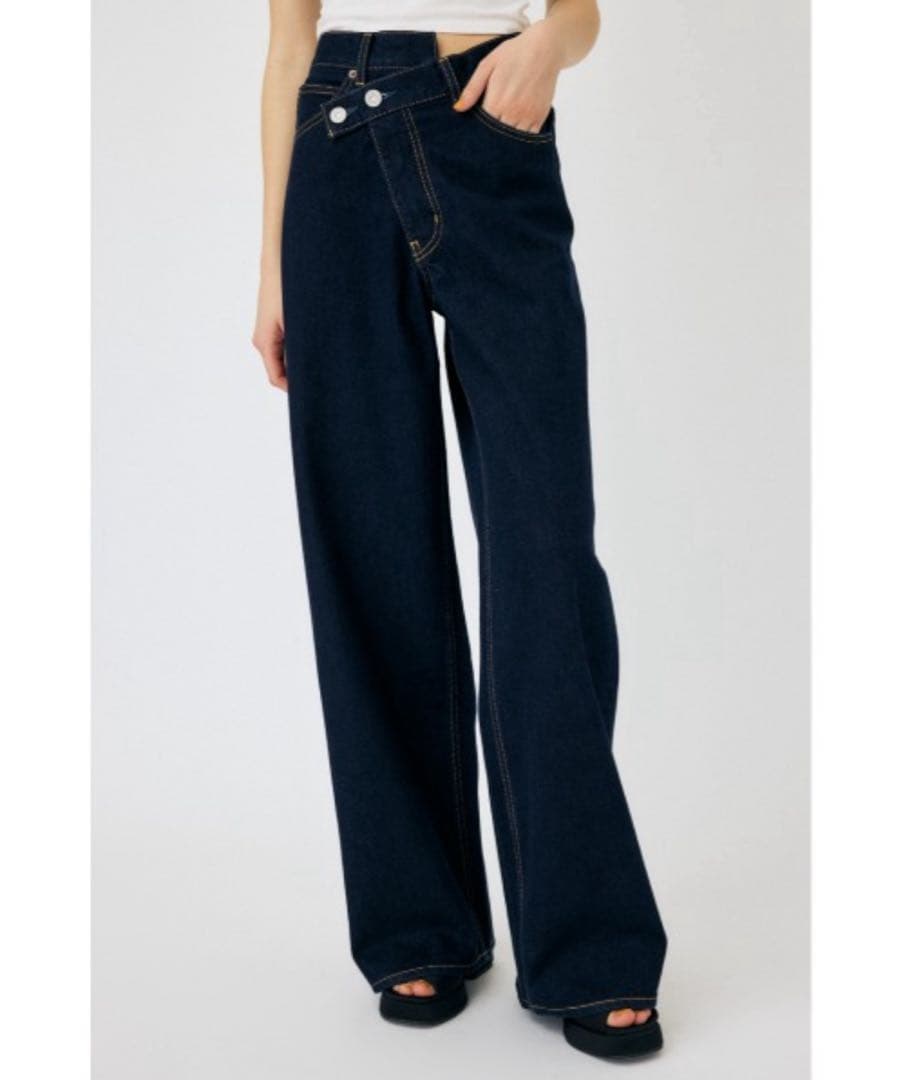 【美品】MOUSSY CROSS WAIST WIDE ストレート２ MOUSSY | CROSS WAIST WIDE STRAIGHT (ワイド ) |SHEL'TTER WEBSTORE