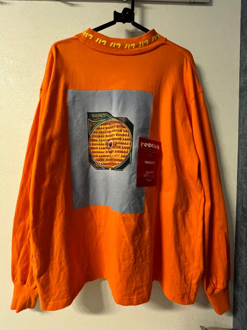 Vaundy バウンディ replica ロンT オレンジ Lサイズ - メルカリ