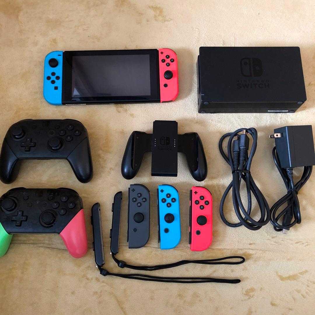 起動確認済Nintendo Switch本体2018年型 純正プロコントローラ付 Amazon.co.jp: 【任天堂純正品】Nintendo Switch Proコントローラー