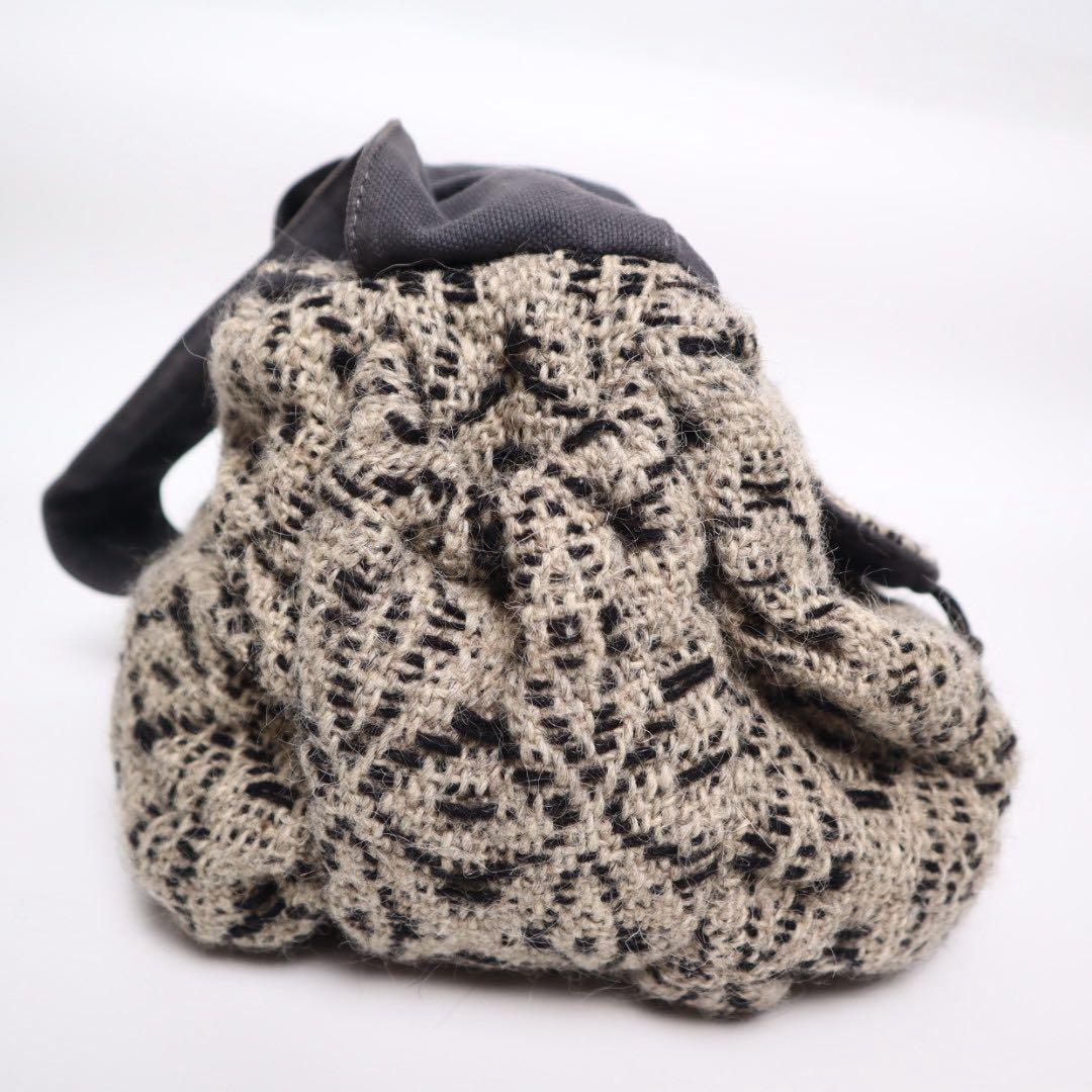 maria la rosa イタリア製 ウール メッセンジャーバッグ