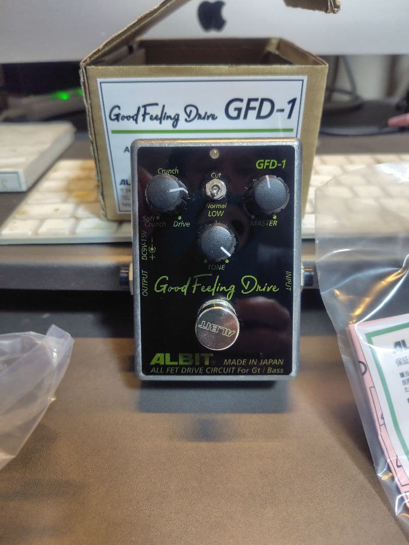 美品】ALBIT GFD-1 ギター ベース 歪みエフェクター - メルカリ
