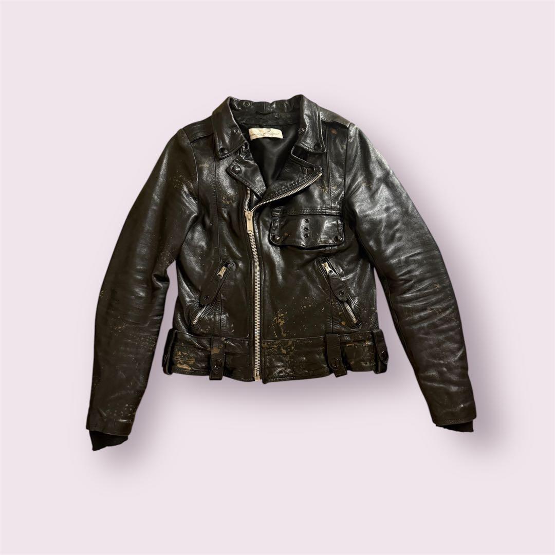 GOLDEN GOOSE ダブルライダースジャケット B'z 稲葉浩志さん愛用