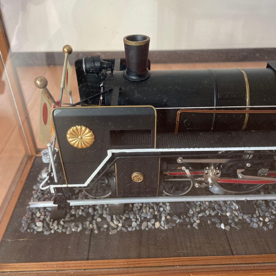 日本の蒸気機関車模型 ガラスケース付き C571 - メルカリ