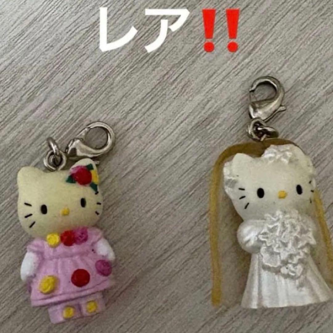 キティ　チャーム ウエディングドレス 2005年　レトロ　レア　サンリオ　根付け