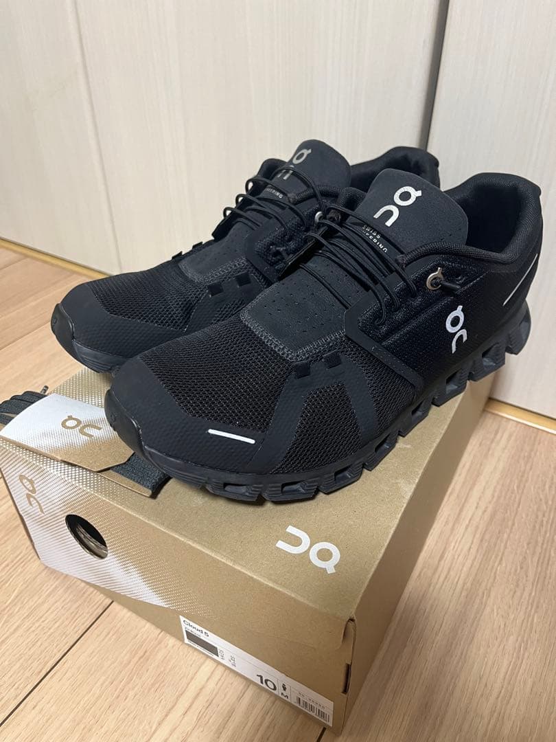 on cloud5 ブラック28cm