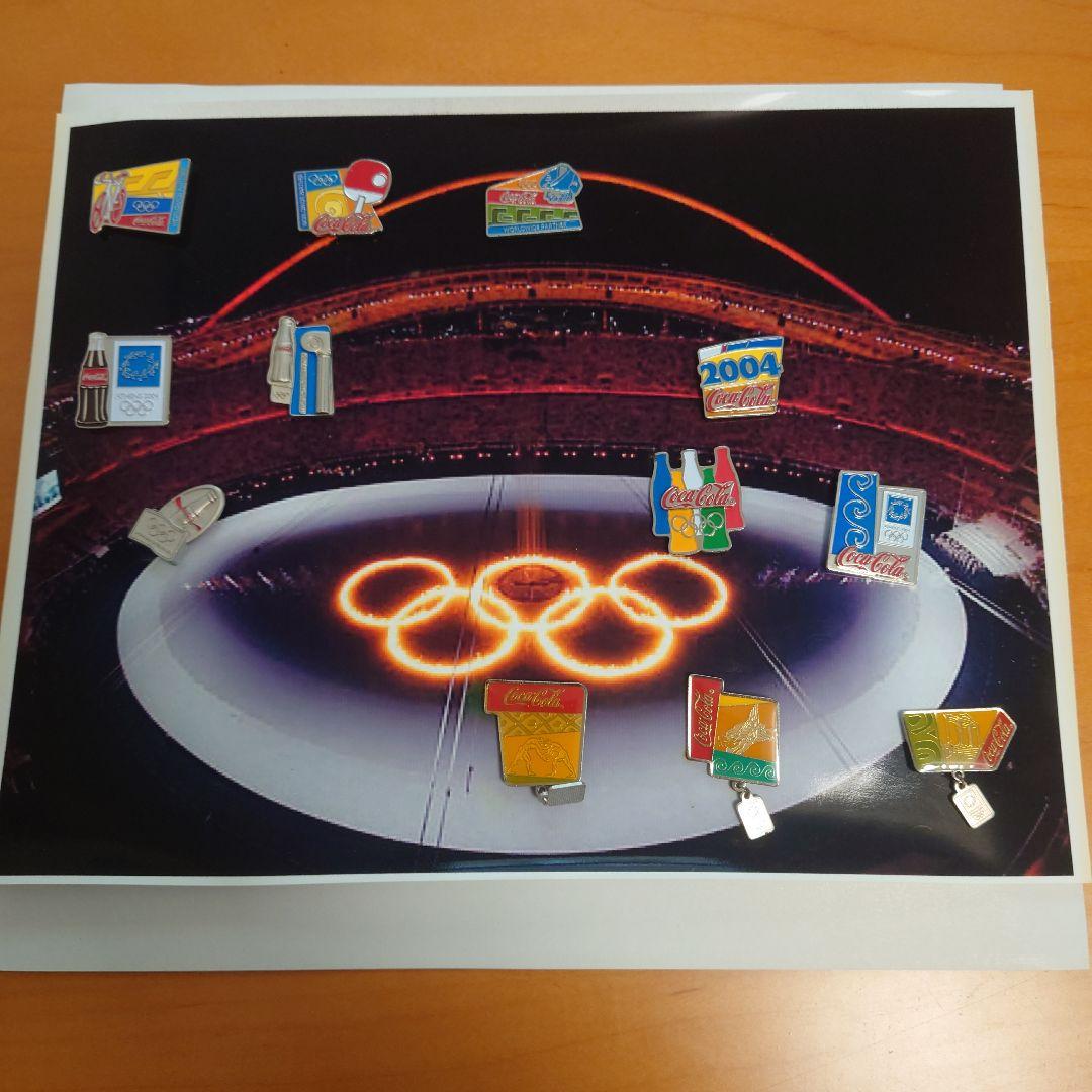 Coca-Cola 2004年アテネオリンピックピンバッジセット - メルカリ
