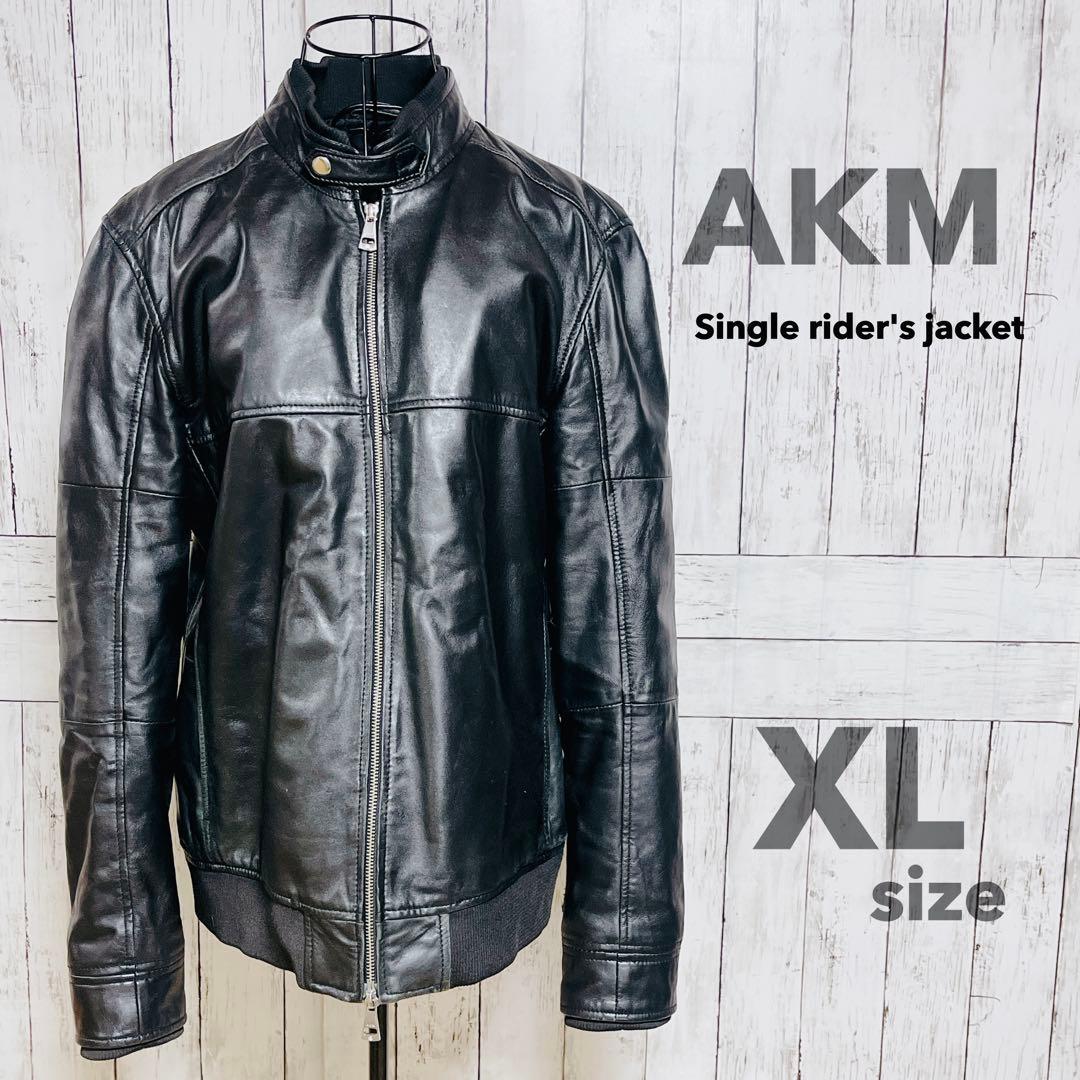 AKM Contemporary シープレザー ブルゾン XL AKM Contemporary（エイケイエムコンテンポラリー） シープレザー
