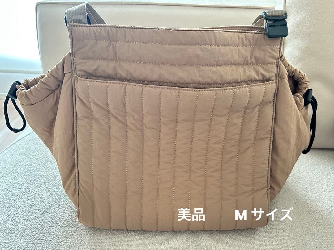 【美品】SOLPRESA マザーズバック M グレイッシュベージュ　※最終値下げ 楽天市場】ソルプレーサ SOLPRESA キルティング マザーズバッグ M