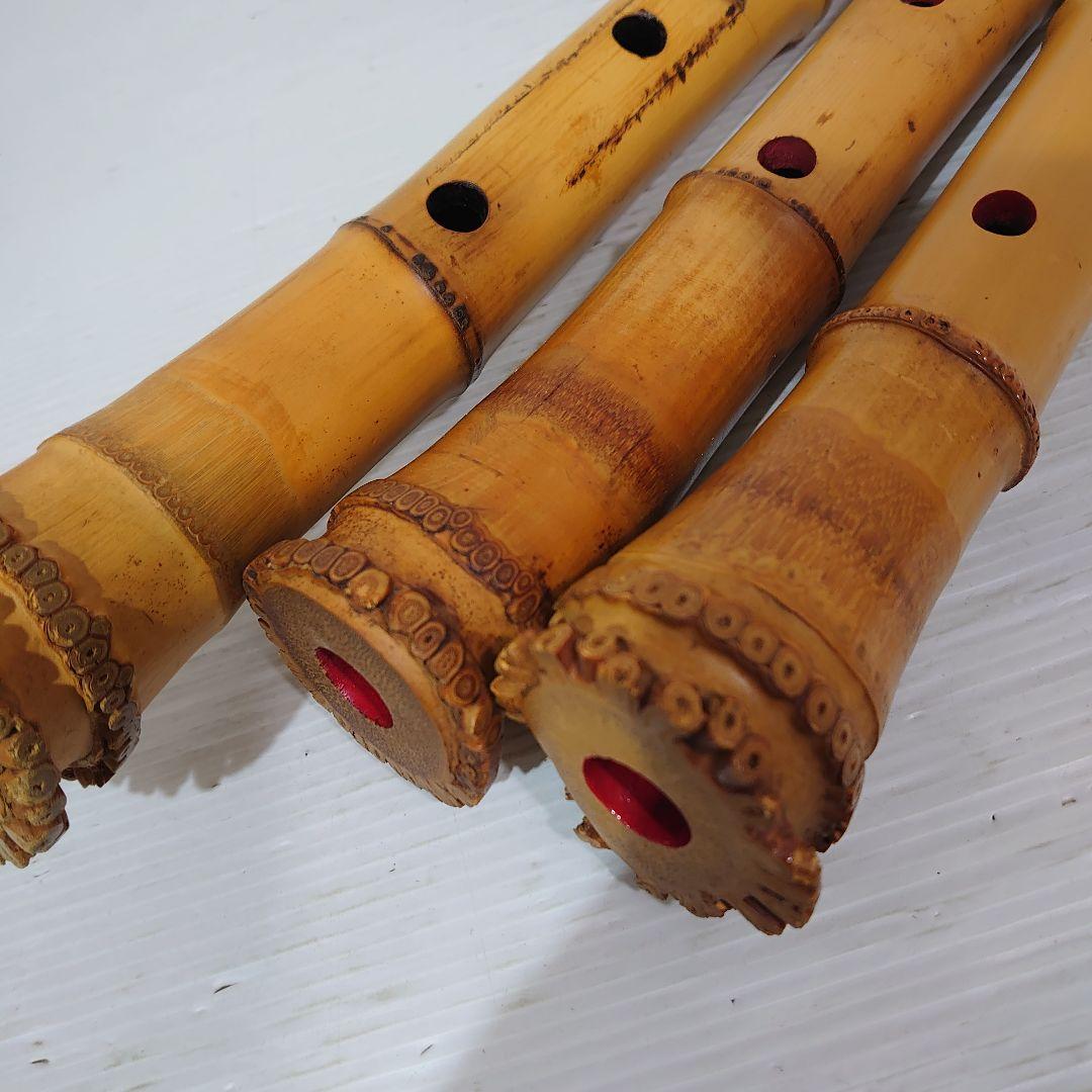 尺八3本セット 寸管 中継ぎ 緩みなし 音出し確認済み
