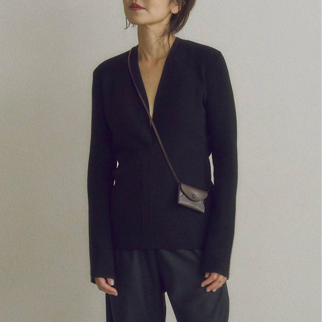 Plage MY_deep v ニット