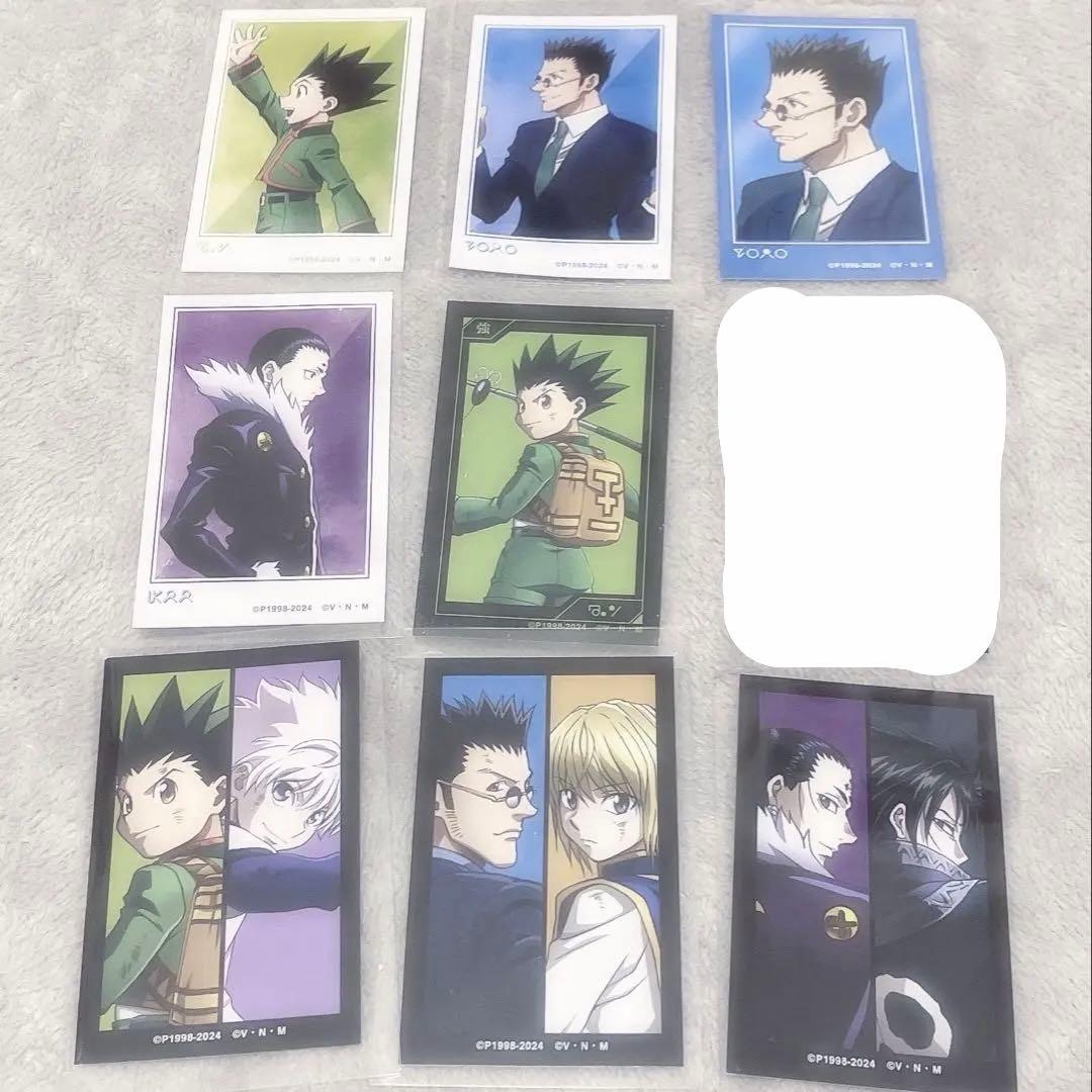 HUNTER × HUNTER 戦う背中 歩み イラストカード まとめ売り - メルカリ