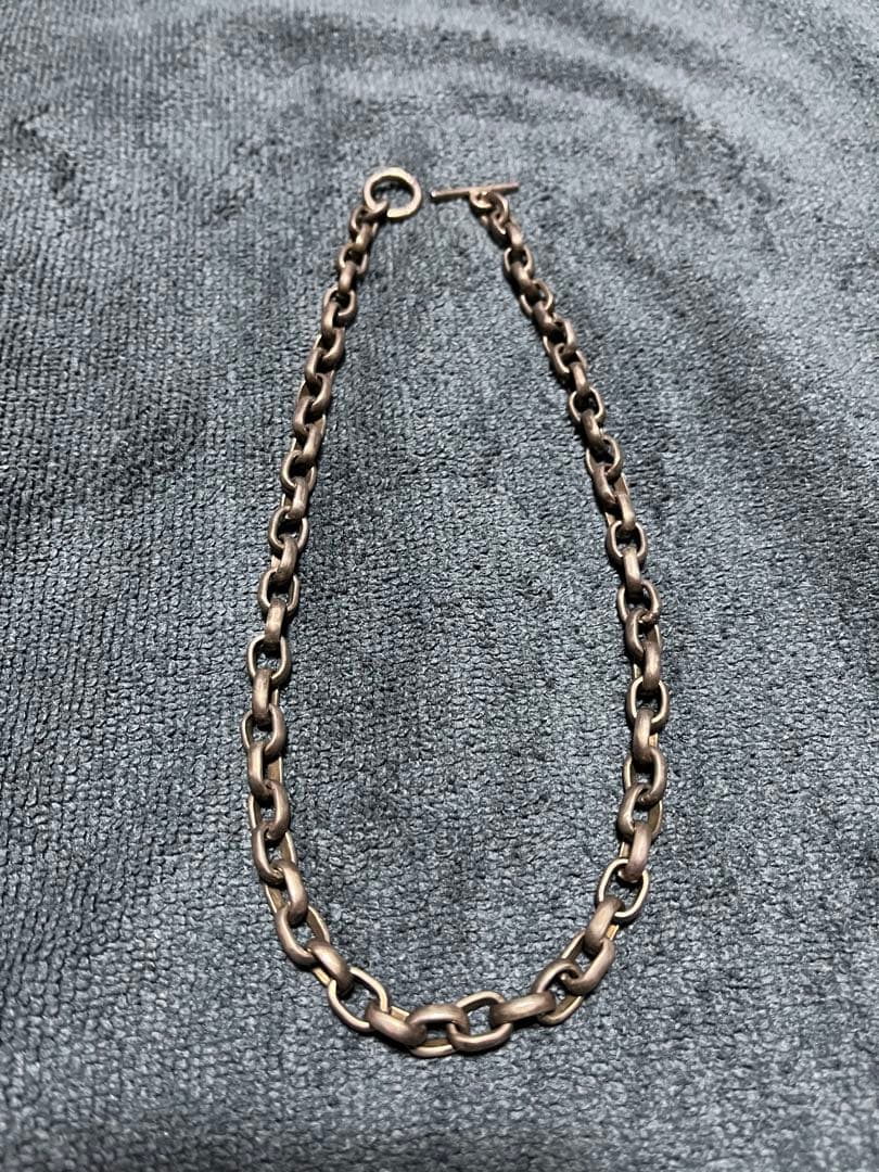 シルバー925 メキシコ製　極太ネックレス